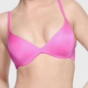 NWT Skims Wireless Form Super Push-Up Bra (Neon Orchid) - Skims